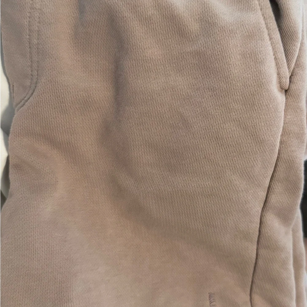 Preowned, Zara boys tan colored t shirt and short set, size 11/12